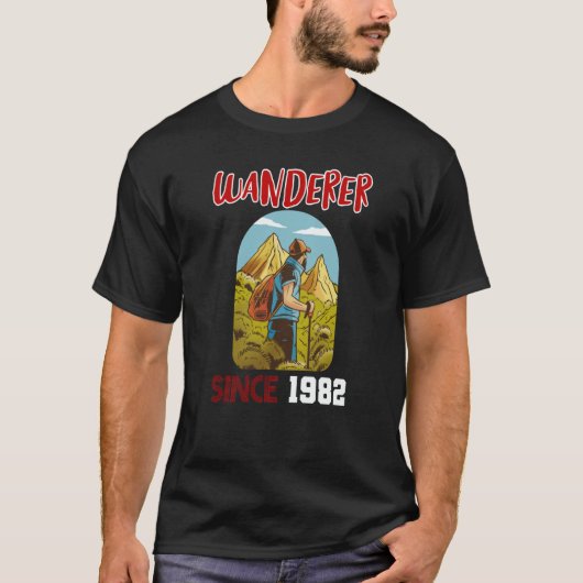 Wanderer since 1982 T-Shirt (Vorderseite)