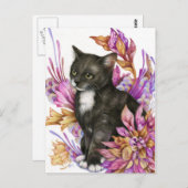 Wanderer - Tuxedo Kunst, Dichtung und Musik Postkarte (Vorne/Hinten)