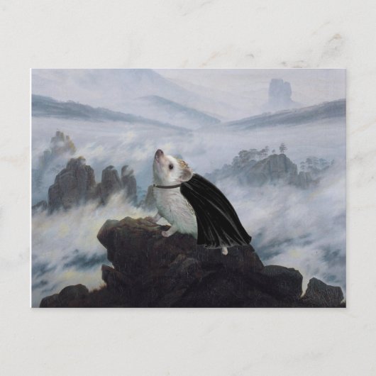 Wanderer über dem Hogmeer Postkarte (Vorderseite)