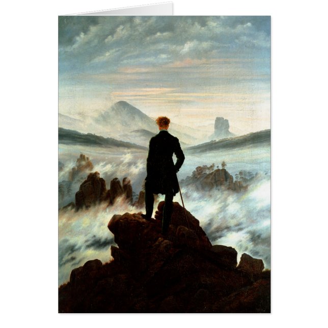 Wanderer über dem Meer des Nebels, Caspar (Vorne)