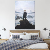 Wanderer über dem Meer des Nebels / Friedrich Leinwanddruck (Insitu (Schlafzimmer))