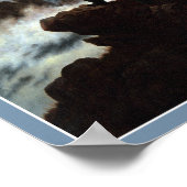 Wanderer über dem Meer des Nebels von C. David Fri Poster (Ecke)