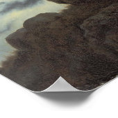 Wanderer über dem Nebel - Großes Poster (Ecke)