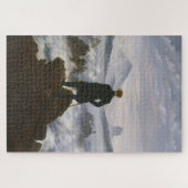 Wanderer über dem Nebel-Meer: Caspar David Puzzle (Horizontal)