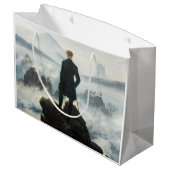 Wanderer über dem Nebel-Meer, Friedrich Große Geschenktüte (Rückseite Schrägansicht)