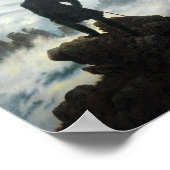 Wanderer über dem Nebel-Meer, Friedrich Poster (Ecke)