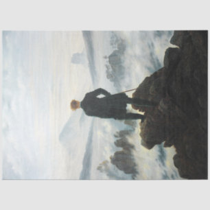 Wanderer über dem Nebel-Meer, Friedrich Seidenpapier