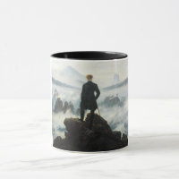 Wanderer über dem Nebel-Meer, Friedrich