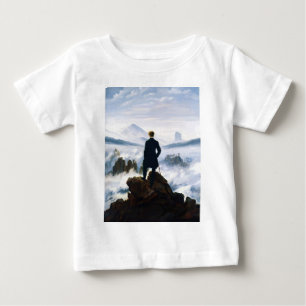 Wanderer über dem Nebelmeer, Caspar D Friedrich Baby T-shirt