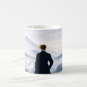 Wanderer über dem Nebelmeer, Caspar D Friedrich  Kaffeetasse