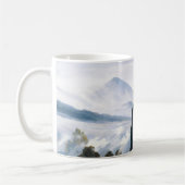 Wanderer über dem Nebelmeer, Caspar D Friedrich Kaffeetasse (Links)