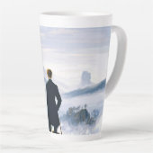Wanderer über dem Nebelmeer, Caspar D Friedrich Milchtasse (Rechte Ecke)