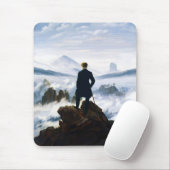 Wanderer über dem Nebelmeer, Caspar D Friedrich Mousepad (Mit Mouse)