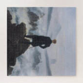 Wanderer über dem Nebelmeer Puzzle (Horizontal)