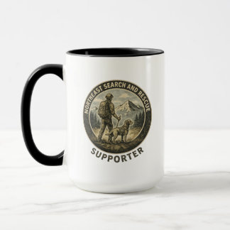 Wanderer und Labrador Retriever Such- und Rettungs Tasse