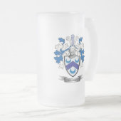 Wanderer-Wappen Mattglas Bierglas (VorderseiteRechts)