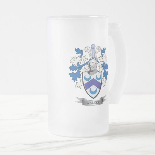 Wanderer-Wappen Mattglas Bierglas (VorderseiteRechts)