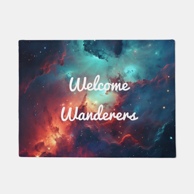 Wanderer Welcome Mat Wohngestaltung Fußmatte (Vorderseite)