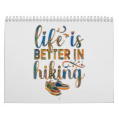 Wanderer zitieren, das Leben ist besser im Wandern Kalender (Titelbild)