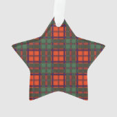Wandererclan karierter schottischer Kilt Tartan Ornament (Rückseite)