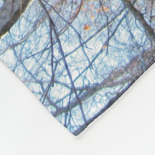 Wanderercoonhound-Fleece-Decke HeulensTreeing Fleecedecke (Ecke)