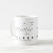 Wandererpeptid-Namen-Tasse Kaffeetasse (Vorderseite Links)