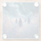 Wanderers in the Cosmic Mist Glasuntersetzer (Rückseite)