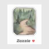 Wanderer's Path Aufkleber (Blatt)