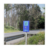 Wandererzeichen EL Camino, Spanien Fliese (Vorderseite)