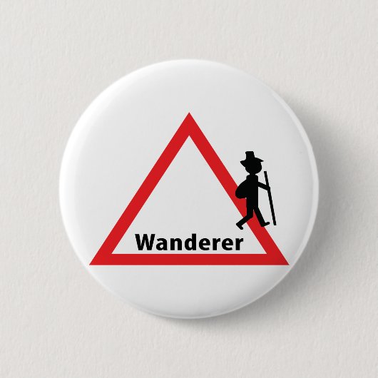 Wandererzeichenspaß Button (Vorderseite)