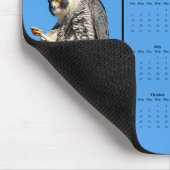 Wanderfalke anpassbarer Kalender 2026 Mousepad (Ecke)