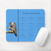 Wanderfalke anpassbarer Kalender 2026 Mousepad (Mit Mouse)