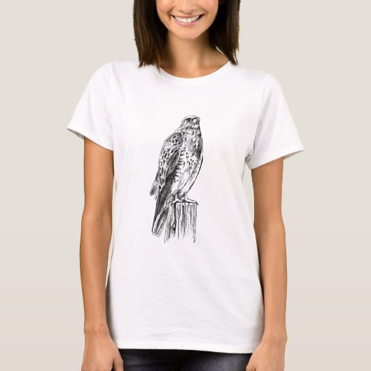 Wanderfalke Damen T-Shirts (Vorderseite)