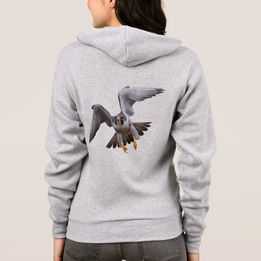 Wanderfalke Hoodie (Rückseite)