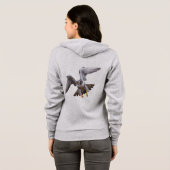 Wanderfalke Hoodie (Schwarz voll)