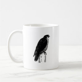 Wanderfalke (Illustration) Kaffeetasse