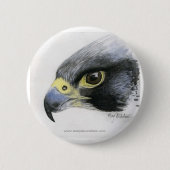 "Wanderfalke" Knopf Button (Vorderseite)