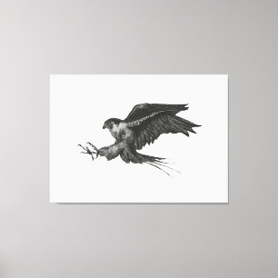 Wanderfalke Leinwanddruck