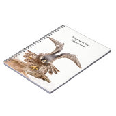 Wanderfalke Notizblock (Linke Seite)