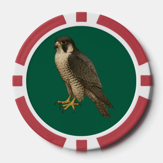 Wanderfalke Pokerchips (Vorderseite)