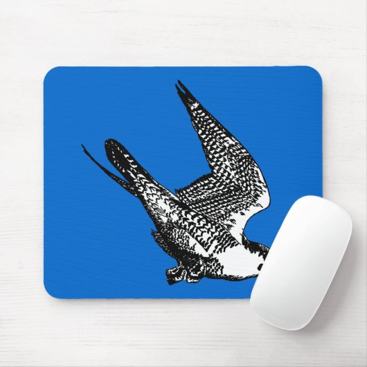 Wanderfalke-Skizze Mousepad (Mit Mouse)