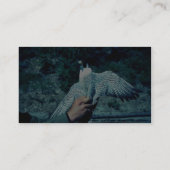 Wanderfalke Visitenkarte (Rückseite)