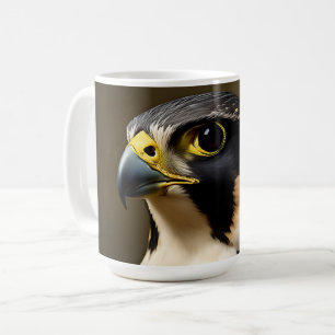Wanderfalkenporträt Kaffeetasse