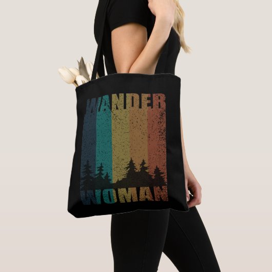 Wanderfrau Camping Vintag Tasche (Von Nahem)
