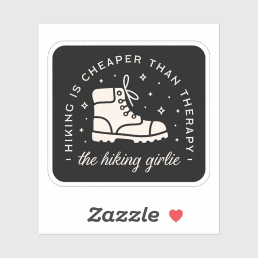 Wanderfreunde zitieren witzige ästhetische Zitate Aufkleber (Blatt)