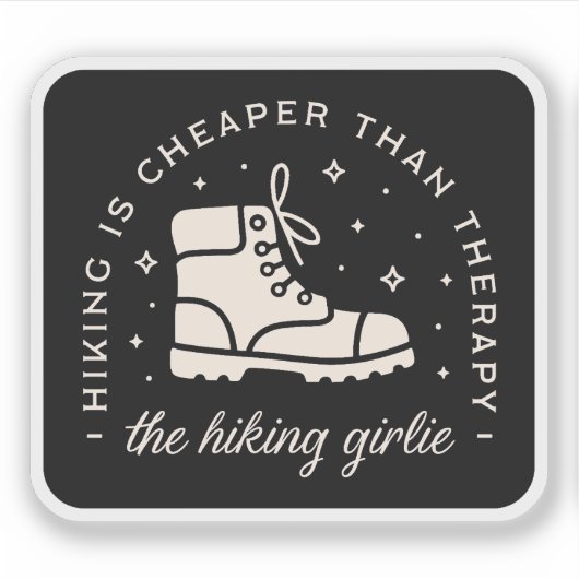 Wanderfreunde zitieren witzige ästhetische Zitate Aufkleber (Vorderseite)