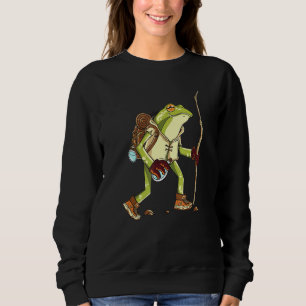 Wanderfrosch Dunkle Akademie Hexenlicher Kern Sweatshirt