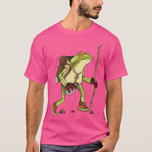 Wanderfrosch Dunkle Akademie Hexenlicher Kern T-Shirt (Vorderseite)