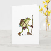 Wanderfrösche Bergwanderung Wanderung Geschenk Karte (Gelbe Blume)