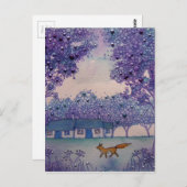 Wanderfuchs Postkarte (Vorne/Hinten)